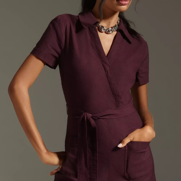 The Colette Wrap Jumpsuit by Maeve - Picture 3 of 8